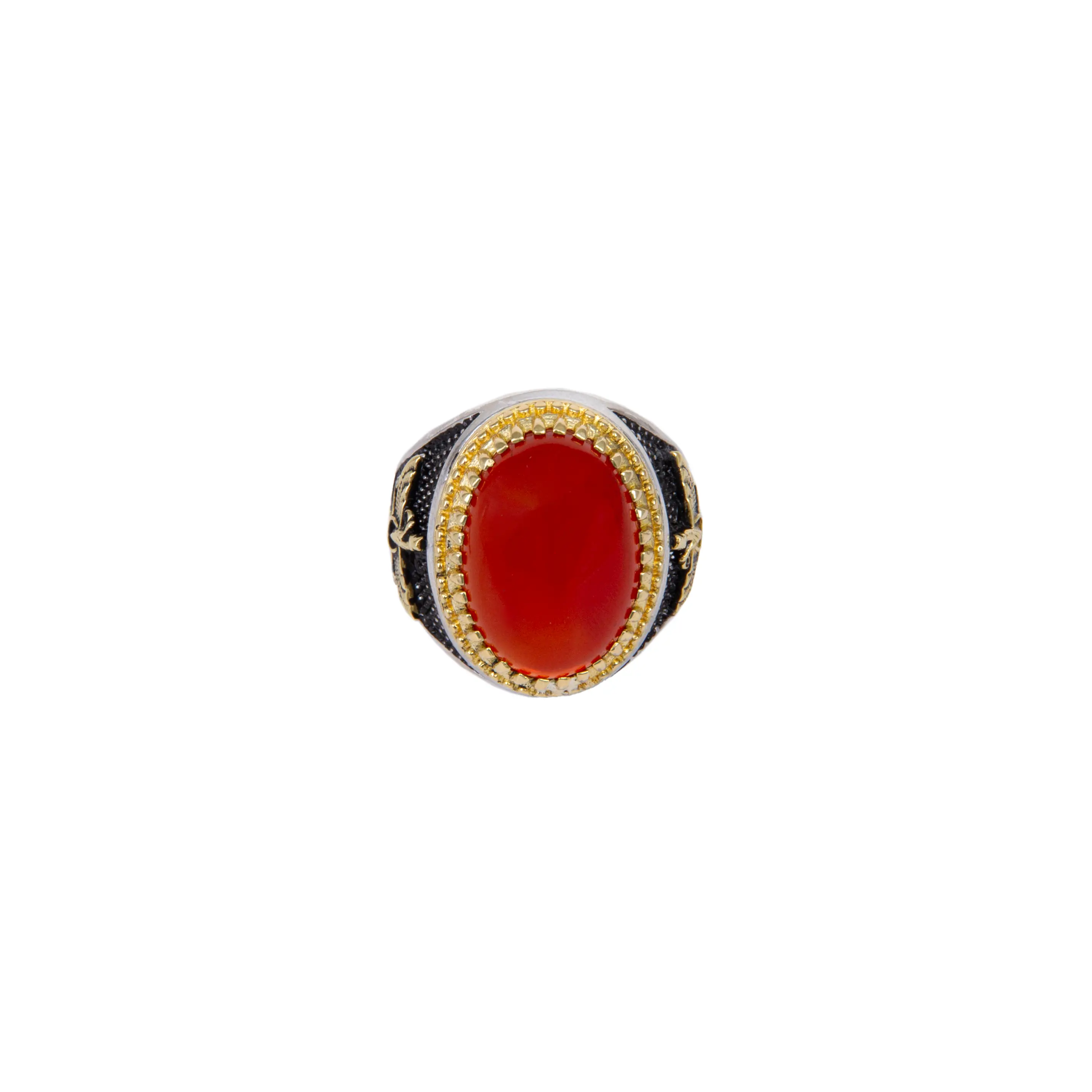 Red Agate Farvahar Ring