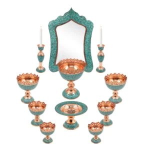 Firoozeh Koobi Turquoise Copper Haft Sin Set