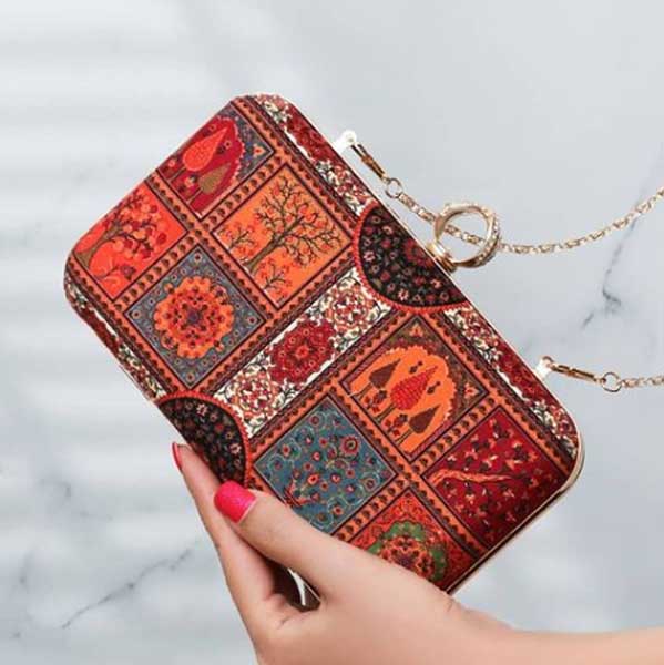 Kilim Design Clutch