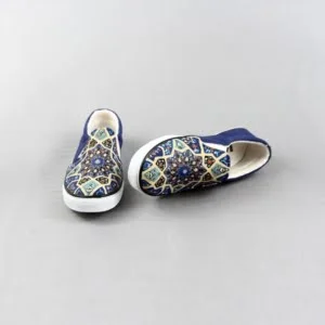 Hand-Painted Tile Casual Shoes