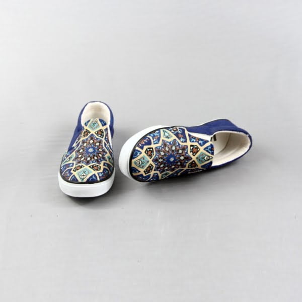 Hand-Painted Tile Casual Shoes