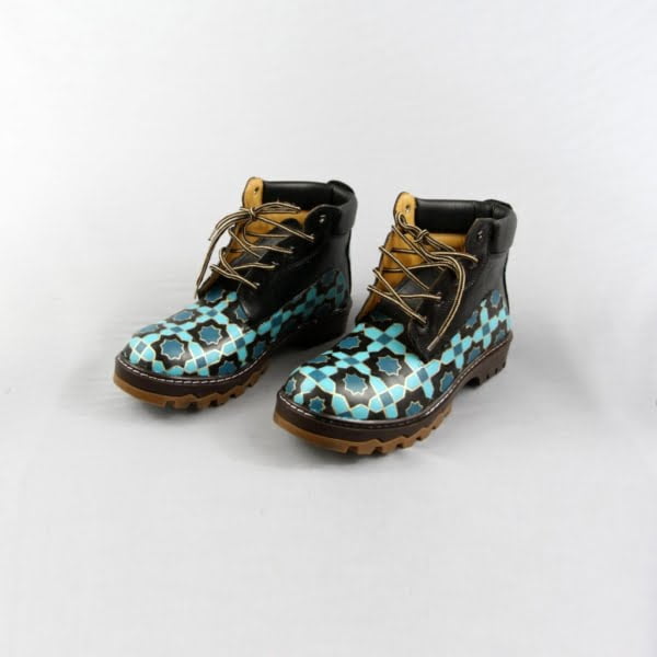 KASHI LEATHER BOOTS HAND-PAINTED