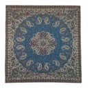 SQUARE ELEGANT BLUE TERMEH TABLECLOTH-Persis Collection