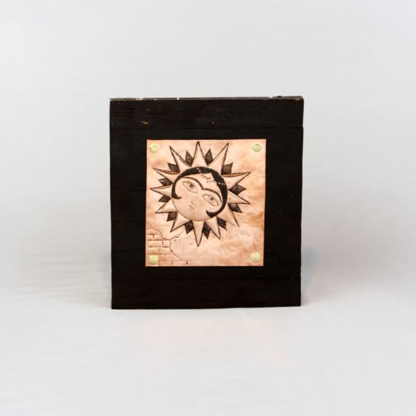 Sun Khatoon Hand Etched Copper Frame