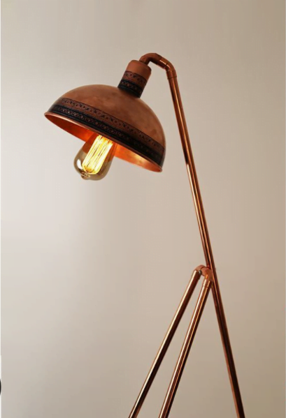 Copper Handmade Decorative Floor Lamp