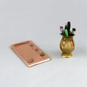 A5 Hand Engraved Copper Cover Notebook