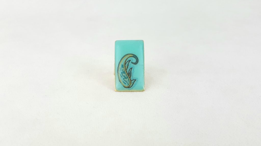 Paisley Rectangle Ring