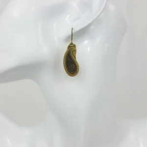 Handmade Paisley Earrings