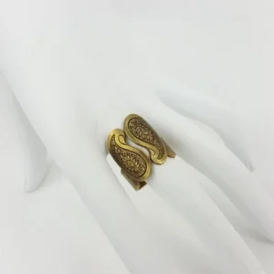 HANDMADE DOUBLE PAISLEY RING