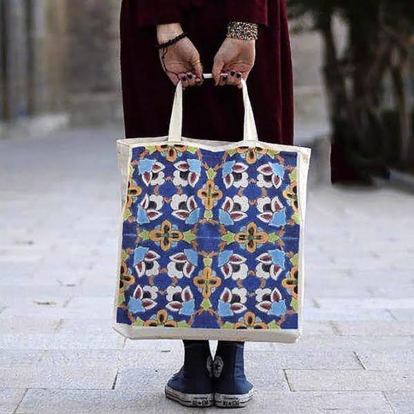 MOSAIC SHOPPING BAG, 2 SIZE