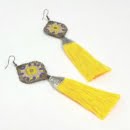 Baluchi art tassel earrings- Persis Collection