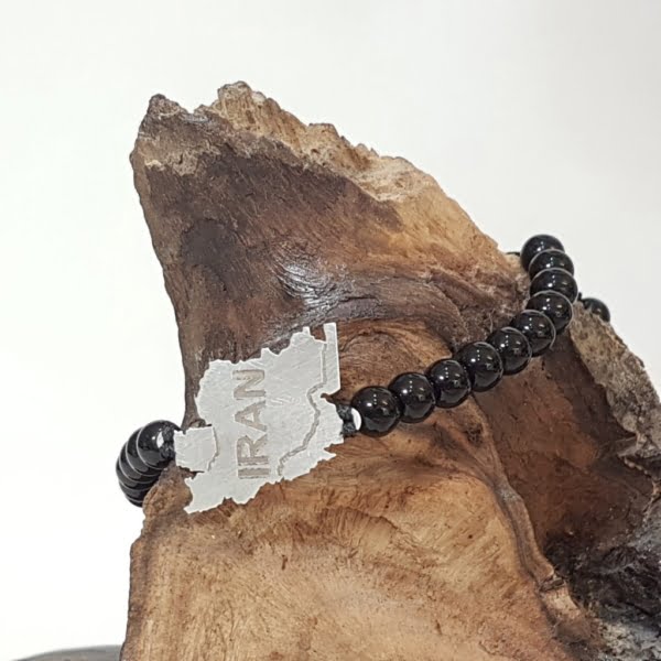 Black Amethyst stone Iran bracelet -persis collection