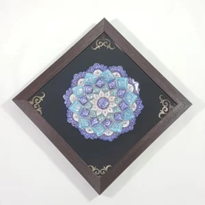 FRAMED MINAKARI PLATE, 30CM
