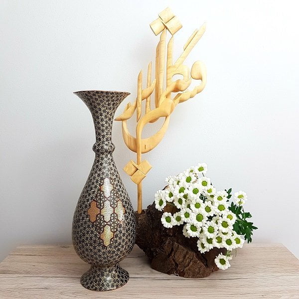 Khatam Kari, Inlaid Work Vase