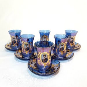Lazuli Teacup and Saucer Set