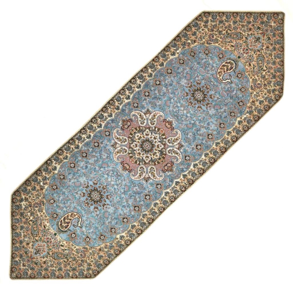 TURQUOISE TERMEH TABLE RUNNER 150cm