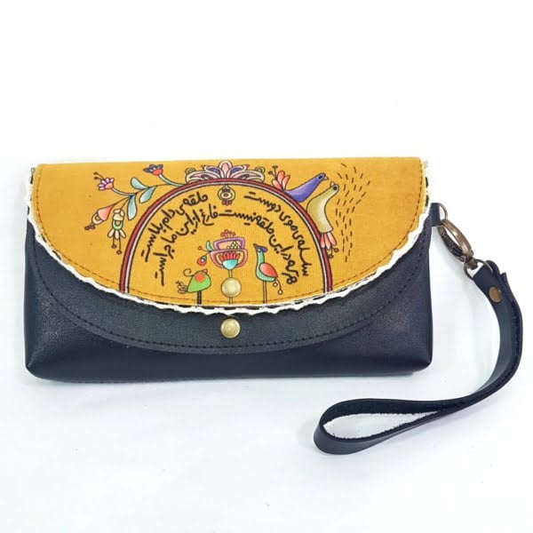 Story Canvas Clutch Bag