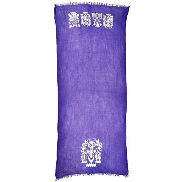 Purple Yalda Scarf, 200x 80cm