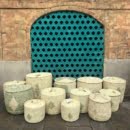 PERSIAN WICKER-PERSIAN WOVEN STORAGE BASKET SET OF 2-PERSIS COLLECTION