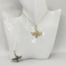 FARVAHAR NECKLACE GOLD AND SILVER-PERSIS COLLECTION