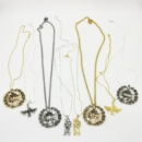 lion and sun necklace-Persis Collection