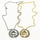 lion and sun necklace-Persis Collection