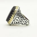 Red agate Persian ring-Persis Collection