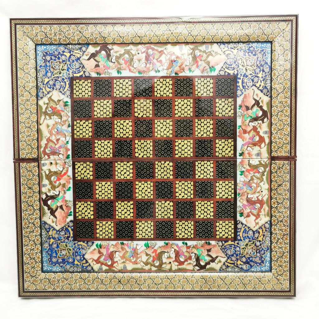Persian Backgammon Set - Chaugan - Persiscollection - TAZHIB