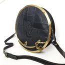 IN LOVE BLACK LEATHER BAG-PERSIS COLLECTION