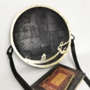 IN LOVE BLACK LEATHER BAG-PERSIS COLLECTION