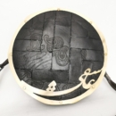 IN LOVE BLACK LEATHER BAG-PERSIS COLLECTION