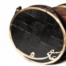 IN LOVE BLACK LEATHER BAG-PERSIS COLLECTION