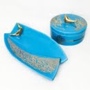 TURQUOISE ART PLATTER-PERSIS COLLECTION