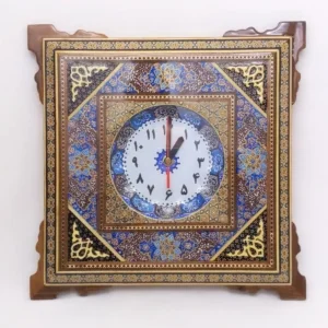 Tazhib Art Khatam Clock