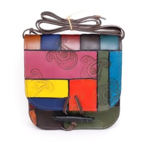 PAISLEY RAINBOW SHOULDER BAG -Persis Collection