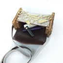 PURE LOVE GRAY QUILTED BAG -Persis Collection