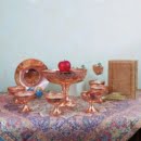 GHALAMZANI ON COPPER HAFT SIN SET