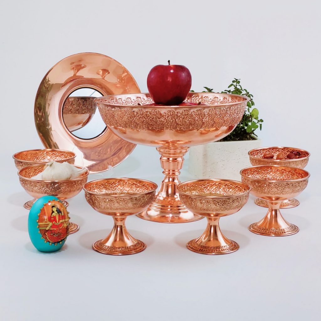 GHALAMZANI ON COPPER HAFT SIN SET