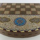 Tazhib Circular Backgammon and Chess Set