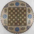 TAZHIB CIRCULAR BACKGAMMON AND CHESS SET-