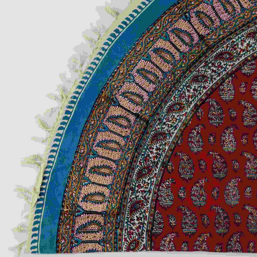 ROUND GHALAMKAR TABLECLOTH