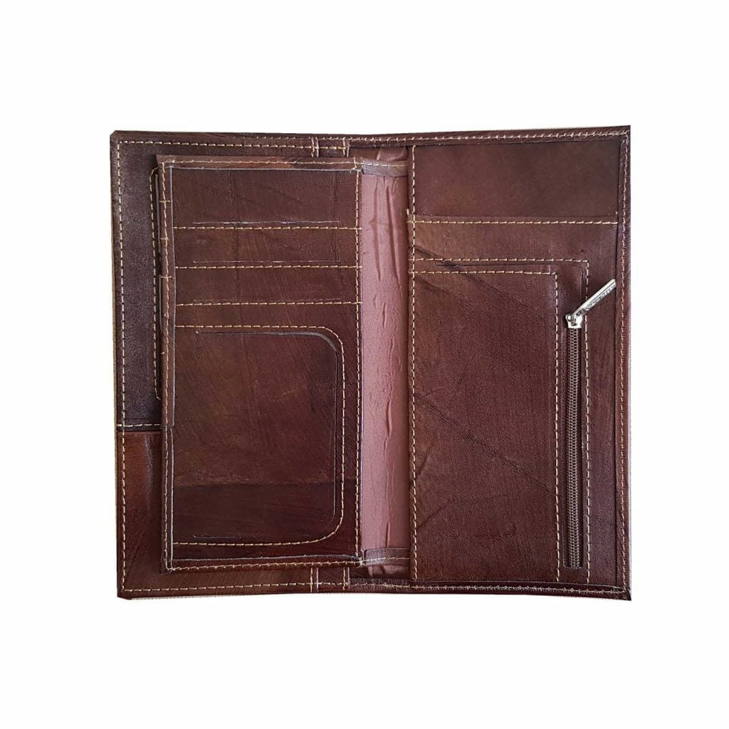 leather CALLIGRAPHY ART GIFT SET from inside position