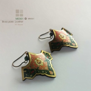 Persian rug earrings-Persis Collection