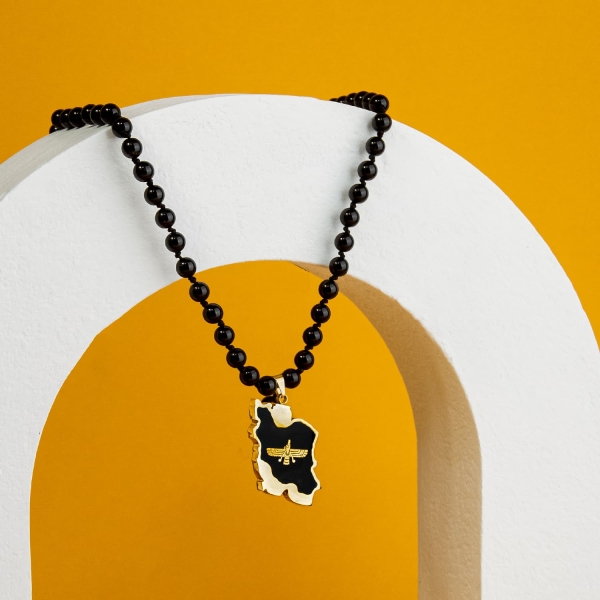 24k Farvahar Iran Necklace