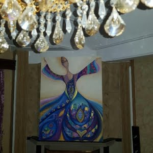 Painting with acrylic color