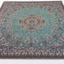 SQUARE ELEGANT GREEN TERMEH TABLECLOTH