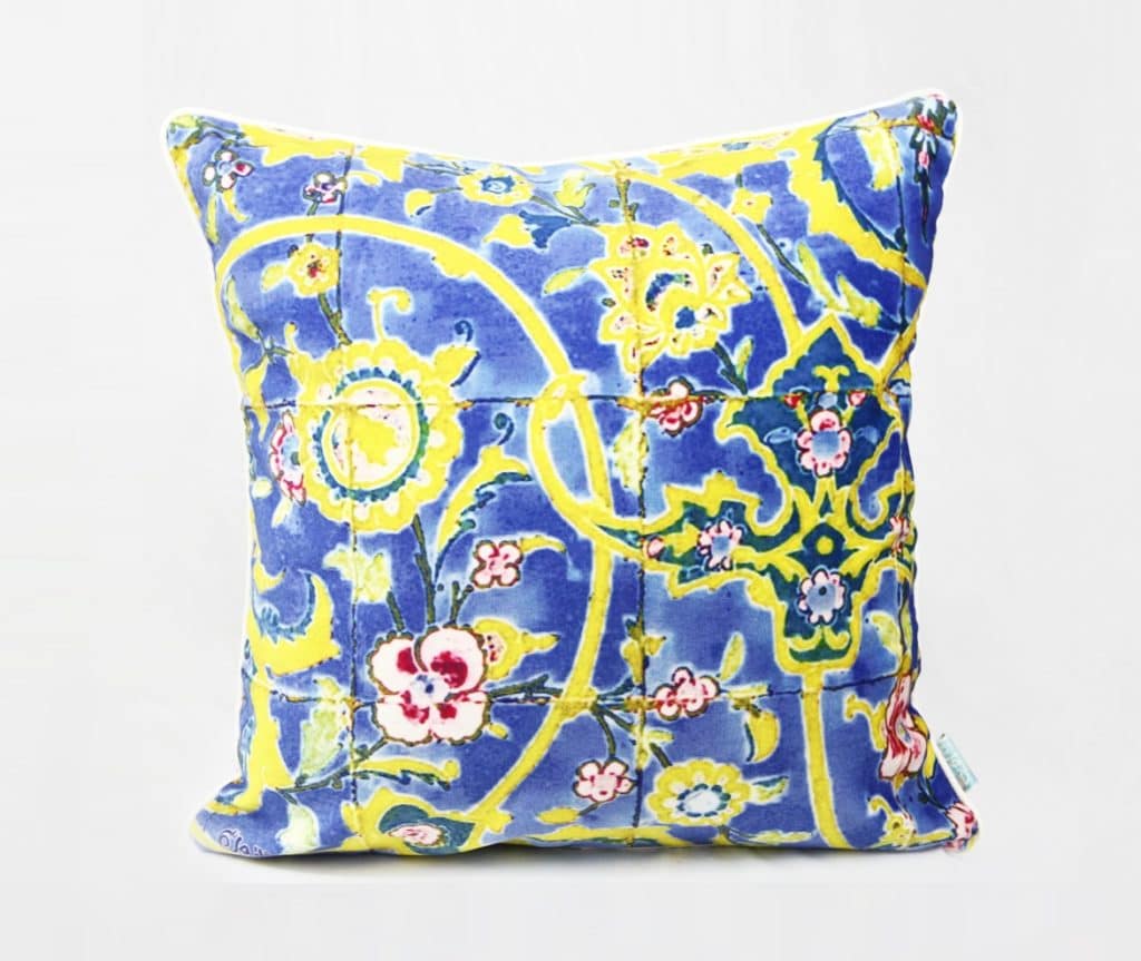 Yellow Flower Cushion Cover 45x45cm