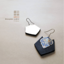 Persian blue earrings-persis collection