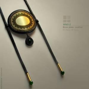 Elegant round necklace-Persis Collection