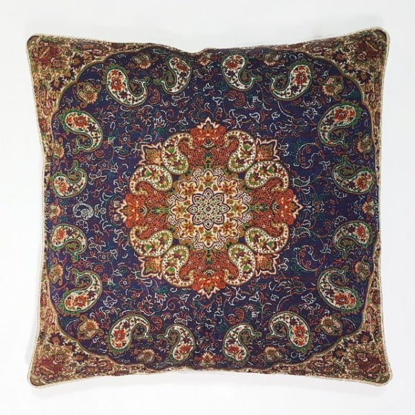 elegant navy Termeh cushion-Persis collection